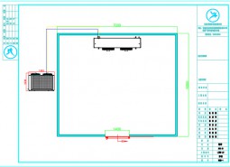 甘肅金昌市42平米蔬菜保鮮冷庫(kù)設(shè)計(jì)方案-萬能制冷