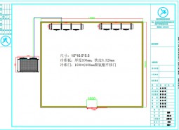 甘肅張掖高臺縣150平米蔬菜保鮮冷庫設計案例-萬能制冷